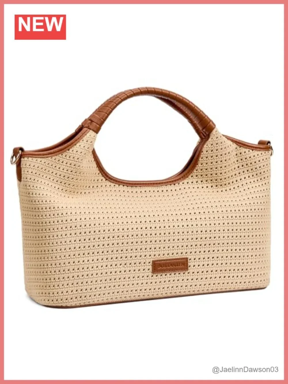 Genuine Leather Satchel Handbag Women Adjustable Strap Large Capacity
